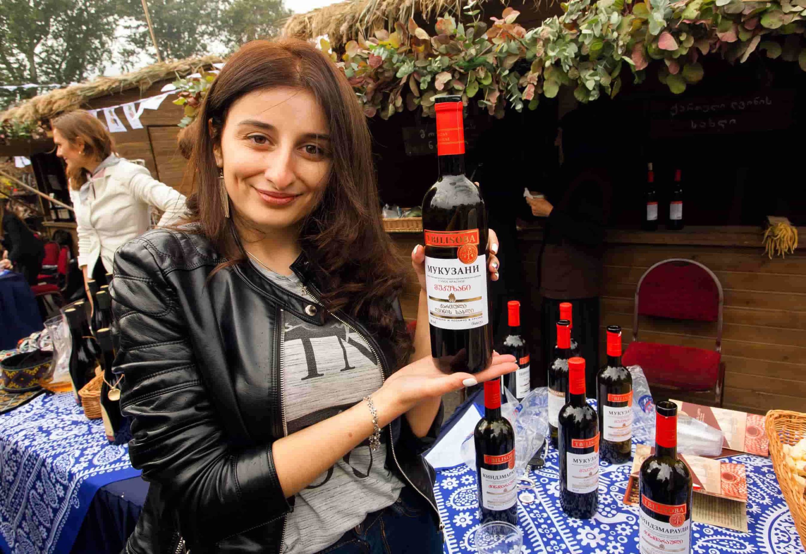 красное вино, мукузани, грузия